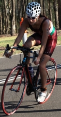 Triatlon: Fuchs Renáta, kerékpározás